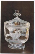 New York Postcard Corning Glass Center Steuben Glass Merry Go Round Bowl - £2.36 GBP