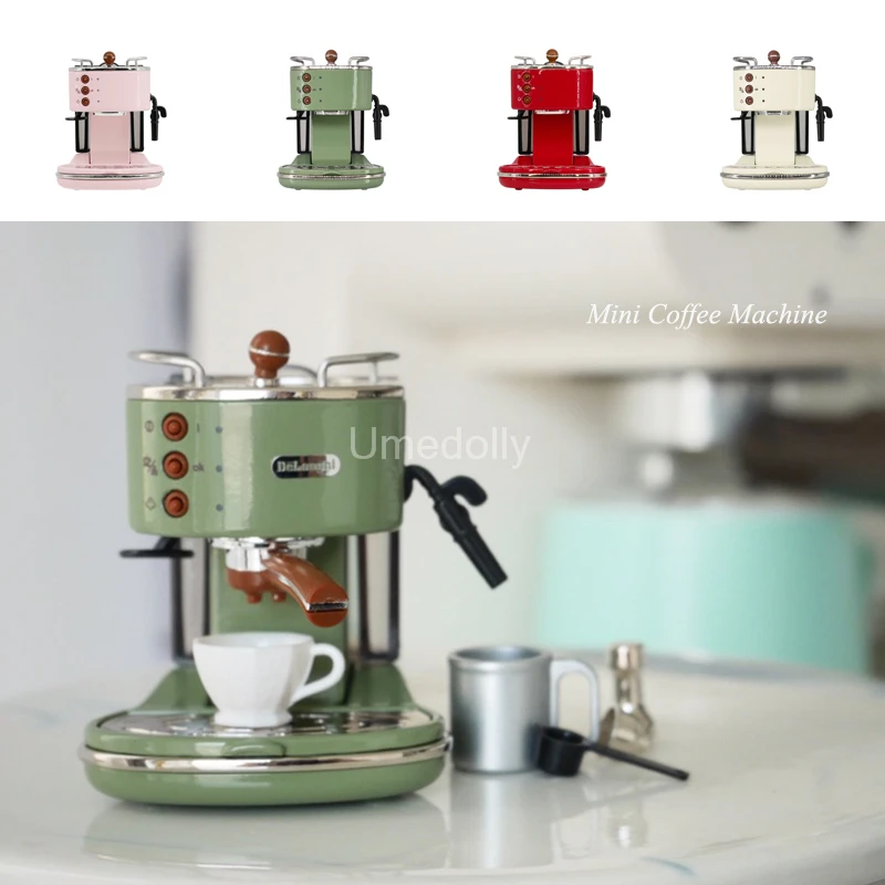 1/6 Miniature Dollhouse Coffee Machine Model Pretend Play Kitchen Utensils for - £55.09 GBP+