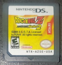 DBZ Supersonic Warriors 2 Nintendo DS Video Game Cartridge Dragonball Z 2005 - $20.99