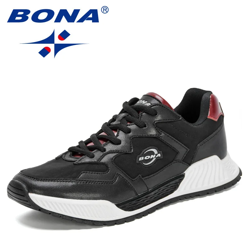 BONA 2024 New Designers   Action Leather  Running Shoes Men  Shoes Light... - £220.14 GBP