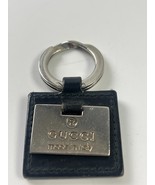 Gucci Keychain Key Ring Holder Leather Silver Made in Italy Accessory - $140.42 CAD