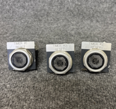 Lot of 3 - Allen-Bradley 800T-A Black Flush Momentary Pushbutton 600V Used - $24.74