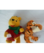 Disney Winnie the Pooh &amp; Tigger Plush Christmas Ornaments  4&quot; &amp; 3&quot; - $13.55 CAD