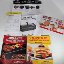 OEM Instruction Manual Book Recipe Booklets Power Smokeless Grill PG-1500 - £10.83 GBP