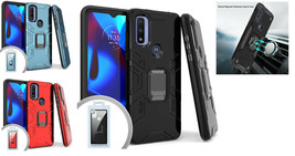 Tempered Glass / Ring Stand Cover Case For Motorola Moto G Power 2022 XT2165DL - $8.89+