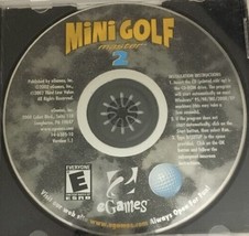 Mini Golf Master 2-PC CD-Rom eGames Software 162 Holes 2002 Family Friendly-RARE - £20.24 GBP