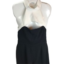 Jay Godfrey Sprott Jumpsuit Size 6 Wide Leg Color block black white colo... - £38.83 GBP