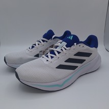 Adidas Response Men&#39;s Size 11 Running Shoes White Blue Athletic Sneakers... - $63.04
