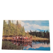 Postcard Kitch-Iti-Ki-Pi Spring Manistique Michigan Big Springs Chrome U... - £5.40 GBP