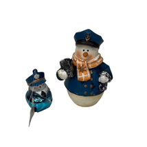Jingle Buddies Snowman Christmas Ornament Decor Bell Police Law Enforcement Offi - £9.56 GBP