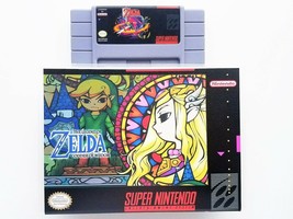 Legend of Zelda Goddess of Wisdom + Custom Case - Super Nintendo SNES USA Seller - £20.59 GBP+