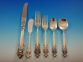 Grande Baroque by Wallace Sterling Silver Flatware Set 12 Dinner Size 78 pieces - £4,549.48 GBP