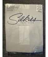 NEW Vintage TKO Ultra Sheer Reinforced Panty Pantyhose Size C White Sand... - $219.59 MXN