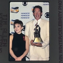 1996 Tim Allen &amp; Kerri Strug at Family Film Awards Photo Transparency Sl... - £7.41 GBP