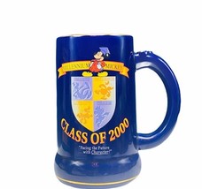 Mickey Mouse mug cup stein Class of 2000 graduation gift Disney store school vtg - £19.74 GBP