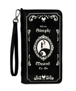 Nightmare Christmas Cartoon Meant to Be Zip Around Hand Purse Clutch Wallet - €25,83 EUR