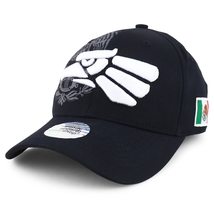 Trendy Apparel Shop Hecho En Mexico Eagle 3D Embroidered Structured Baseball Cap - £17.23 GBP