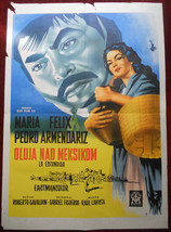 1956 Original Movie Poster Mexico La Escondida The Hidden One Gavaldón W... - £420.31 GBP