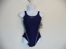 Juniors Blue EXR Swimsuit. Size M. With Breast Cups. - $11.88