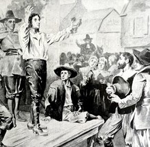 Execution Of Rev Stephen Burrows 1899 Victorian American History Ephemera DWZ2 - £16.05 GBP