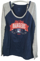 Reebok Femmes New York Rangers Joint De Approbation Manche Longue T-shirt XL - - £21.76 GBP