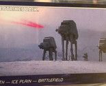 Empire Strikes Back Widevision Trading Card #22 Hoth Ice Plain Battlefield - $2.96