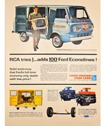 FORD MOTOR COMPANY - Ford&#39;s New Van - Gas Saver - 1961 Vintage Print Ad - $11.87