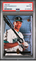 1994 Upper Deck SP Foil #15 Alex Rodriguez RC PSA 8 - Rare Rookie Card! - £57.99 GBP