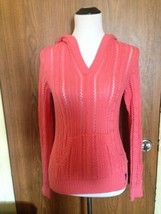 US Polo Assn 100% Cotton Hooded Pink Sweater SZ L - $33.88 CAD