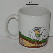 Retirement Is time to Play A Round Coffee Mug Cup By Hallmark - £7.70 GBP