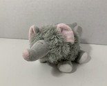 GAF small plush elephant ball 81075 gray stuffed animal toy with sound - £10.44 GBP