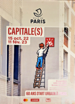 Space Invader - Original Exhibition Poster - Street Art - Paris - 2022 - £173.89 GBP