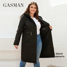 GASMAN New women&#39;s jacket spring 2022 long Fashion casual waistline park... - £133.34 GBP