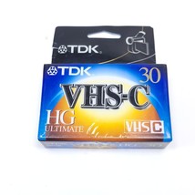 1 TDK VHS-C HG Ultimate TC-30 Camcorder Cassette Blank High Grade Video ... - $2.96