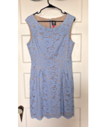 Vince Camuto Light Blue Lace Midi Dress Size 12 - $35.10