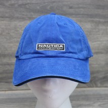 Nautica Hat Men Adjustable Buckle Strap Back Casual Blue Competition Cotton - $22.75