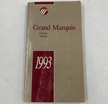 1993 Mercury Grand Marquis Owners Manual Handbook OEM A03B06034 - £10.41 GBP