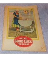 Vintage John Jelke Good Luck Margarine Recipe Cook Book 1926 - $13.54 CAD