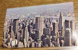 United States of America-New York skyline &amp; Pan Am Building Postcard- Un... - £5.20 GBP