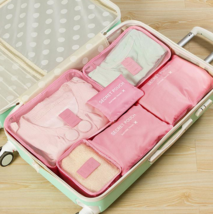 Durable Waterproof Nylon Packing Cube Travel Organizer Bag - £11.95 GBP+