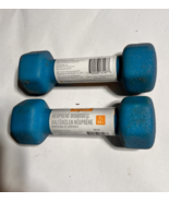 CAP Barbell 2lb Neoprene Dipped Dumbbell, Blue, Pair - $24.70