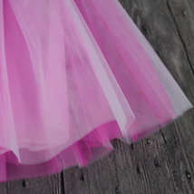 White Pink Tutu Tulle Skirt Outfit Custom Plus Size Ballerina Skirt image 4