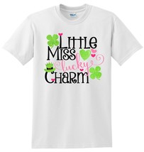 Little Miss Lucky Charm Shirt, St. Patricks Day Shirt for Kids, Lucky Ch... - £11.64 GBP+