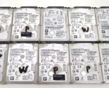 LOT OF 10 HGST 500GB 2.5&quot; 7200RPM 6.0Gb/s SATA Laptop Hard Drives Tested... - $52.32