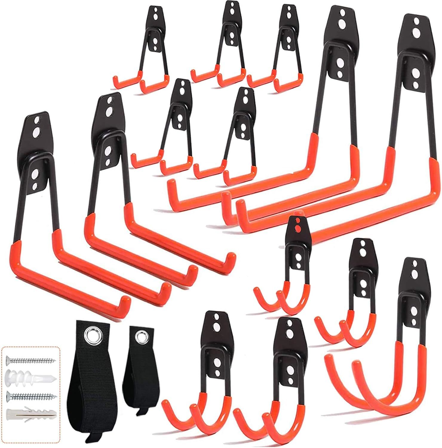 16Pcs Garage Hooks Heavy Duty, Steel Storage Utility Hook,, More Equipment - $32.99