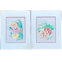 Original Paintings Floral Flowers Signed Nellie Rorer Cynthina Kentucky Lot of 2 - £26.71 GBP