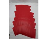 Lot Of (69) Red Matte Ultra Pro Standard Size Card Sleeves - £5.52 GBP