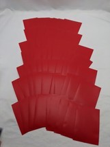 Lot Of (69) Red Matte Ultra Pro Standard Size Card Sleeves - £5.44 GBP