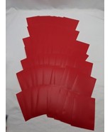 Lot Of (69) Red Matte Ultra Pro Standard Size Card Sleeves - £5.51 GBP