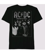 Men&#39;s Medium AC/DC Short Sleeve Graphic Crewneck T-Shirt Black Highway T... - $17.76 CAD